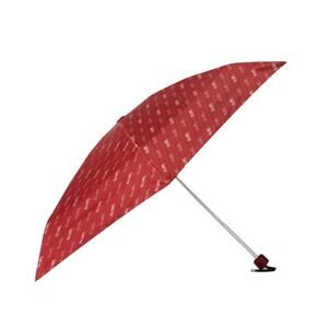 COACH MINI UMBRELLA UV PROTECTION IN BRIGHT RED HORSE & CARRIAGE PRINT